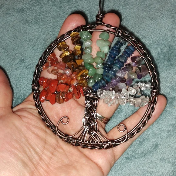 Chakra rainbow tree of life sun catcher - Picture 3 of 3